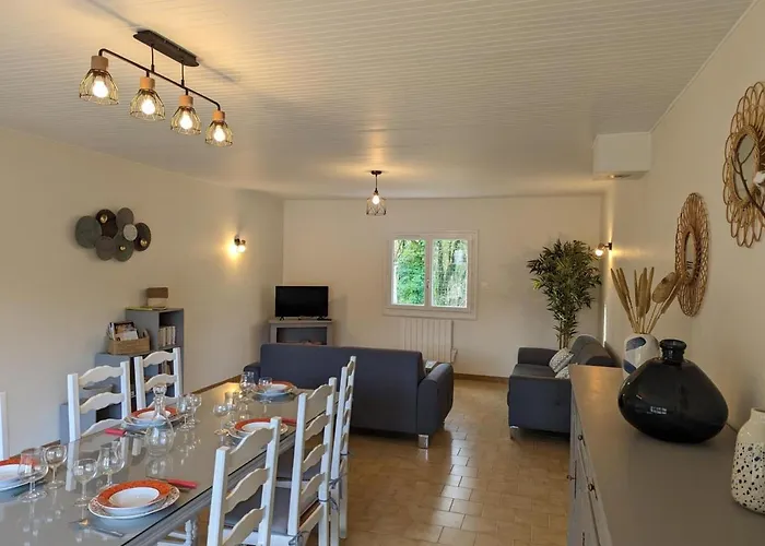 Maison De Plain-pied Avec Wifi Et Animaux Acceptes, Jardin Et Terrasse Prives - Fr-1-653-227 * Puyreaux